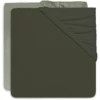 Jollein Jersey Hoeslaken 60x120cm 2-pack Green -Roba || Alvi || Pinolino Winkel jollein jersey hoeslaken 60x120cm 2 pack green a383767
