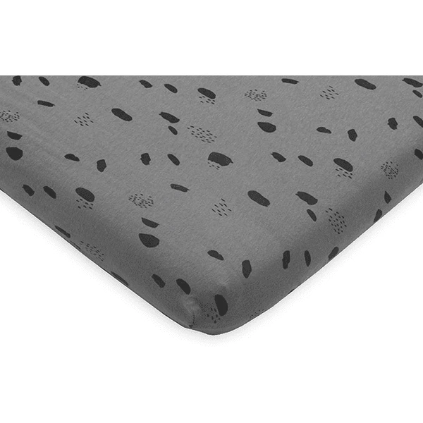Jollein Jersey Hoeslaken Boxmatras Spot Storm Grijs 75 X 95 Cm 4 Jollein Jersey Hoeslaken Boxmatras Spot Storm Grijs 75 X 95 Cm - Afbeelding 2