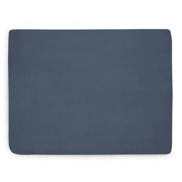 Jollein Jersey Hoeslaken Jeans Blauw 40x80 Cm 4 Jollein Jersey Hoeslaken Jeans Blauw 40x80 Cm - Afbeelding 2