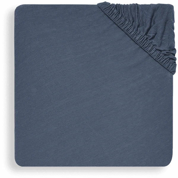 Jollein Jersey Hoeslaken Jeans Blauw 40x80 Cm 6 Jollein Jersey Hoeslaken Jeans Blauw 40x80 Cm - Afbeelding 4
