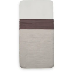 Jollein Ledikantlaken 120x150cm - Gerimpeld - Kastanje -Roba || Alvi || Pinolino Winkel jollein ledikantlaken 120x150cm gerimpeld kastanje a325178 3