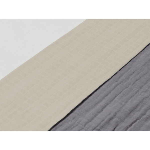 Jollein Ledikantlaken 120x150cm - Gerimpeld - Nougat 7 Jollein Ledikantlaken 120x150cm - Gerimpeld - Nougat - Afbeelding 5