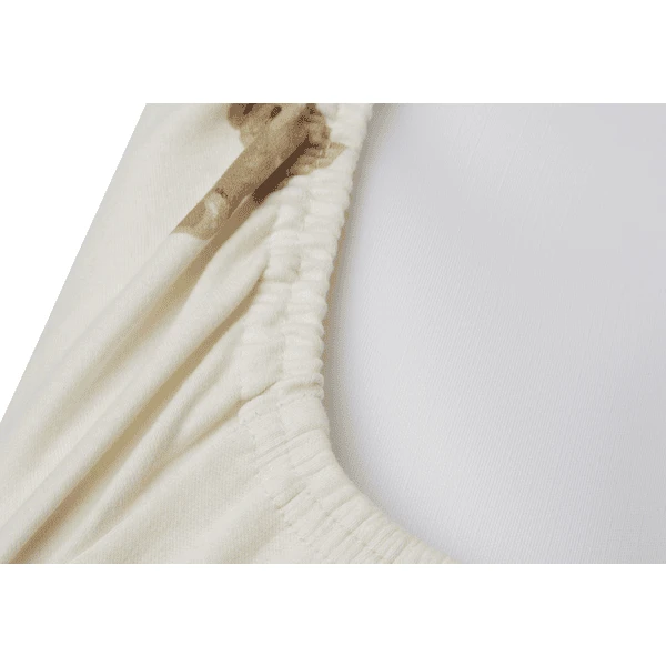 Jollein Verzorgingskussenhoes Jersey 50x70cm Teddy Bear 5 Jollein Verzorgingskussenhoes Jersey 50x70cm Teddy Bear - Afbeelding 3