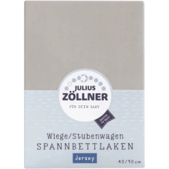 JULIUS ZÖLLLNER Hoeslaken Jersey Taupe 40 X 90 Cm -Roba || Alvi || Pinolino Winkel julius zoelllner hoeslaken jersey taupe 40 x 90 cm a194692 4