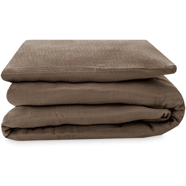 JULIUS ZÖLLNER Beddengoed Mousseline Nougat 80 X 80 Cm 4 JULIUS ZÖLLNER Beddengoed Mousseline Nougat 80 X 80 Cm - Afbeelding 2