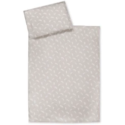 JULIUS ZÖLLNER Beddengoed Organic Twigs Taupe 100 X 135 Cm -Roba || Alvi || Pinolino Winkel julius zoellner beddengoed organic twigs taupe 100 x 135 cm a330886 3