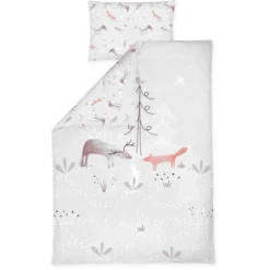 JULIUS ZÖLLNER Beddengoed Woodlife 100 X 135 Cm -Roba || Alvi || Pinolino Winkel julius zoellner beddengoed woodlife 100 x 135 cm a303422 3