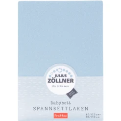 JULIUS ZÖLLNER Hoeslaken Badstof Lichtblauw
