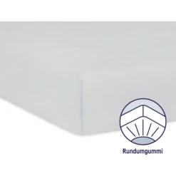 JULIUS ZÖLLNER Hoeslaken Dubbelpak Jersey Grijs -Roba || Alvi || Pinolino Winkel julius zoellner hoeslaken dubbelpak jersey grijs a246631 1