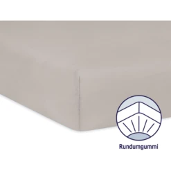 JULIUS ZÖLLNER Hoeslaken Dubbelpak Jersey Taupe -Roba || Alvi || Pinolino Winkel julius zoellner hoeslaken dubbelpak jersey taupe a246632 1