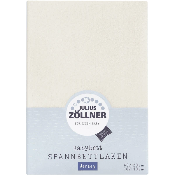 JULIUS ZÖLLNER Hoeslaken Jersey Ecru 6 JULIUS ZÖLLNER Hoeslaken Jersey Ecru - Afbeelding 4