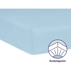 JULIUS ZÖLLNER Hoeslaken Jersey Lichtblauw -Roba || Alvi || Pinolino Winkel julius zoellner hoeslaken jersey lichtblauw a087076 1