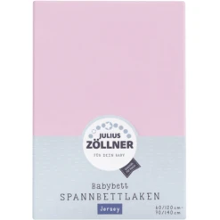 JULIUS ZÖLLNER Hoeslaken Jersey Roze -Roba || Alvi || Pinolino Winkel julius zoellner hoeslaken jersey roze a100822 3