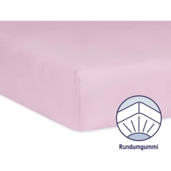 JULIUS ZÖLLNER Hoeslaken Jersey Roze -Roba || Alvi || Pinolino Winkel julius zoellner hoeslaken jersey roze a100822 4