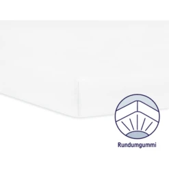 JULIUS ZÖLLNER Hoeslaken Jersey Voor Wieg Wit -Roba || Alvi || Pinolino Winkel julius zoellner hoeslaken jersey voor wieg wit a101826 1