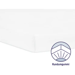 JULIUS ZÖLLNER Hoeslaken Tencel Voor Wieg Wit -Roba || Alvi || Pinolino Winkel julius zoellner hoeslaken tencel voor wieg wit a246607 1