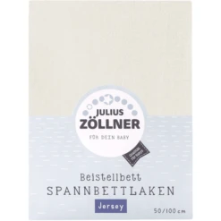 JULIUS ZÖLLNER Hoeslaken Voor Bijzetbedden Ecru 50 X100 Cm -Roba || Alvi || Pinolino Winkel julius zoellner hoeslaken voor bijzetbedden ecru 50 x100 cm a388790 3