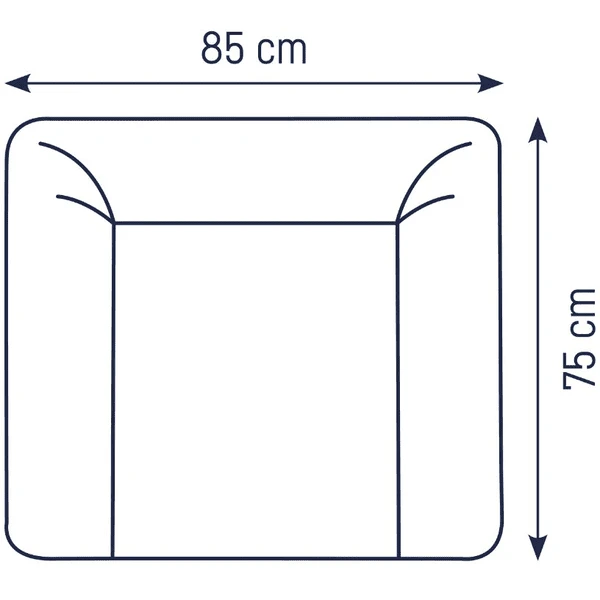JULIUS ZÖLLNER Verzorgingskussenhoes Mousseline Kaneel 85 X 75 Cm 4 JULIUS ZÖLLNER Verzorgingskussenhoes Mousseline Kaneel 85 X 75 Cm - Afbeelding 2