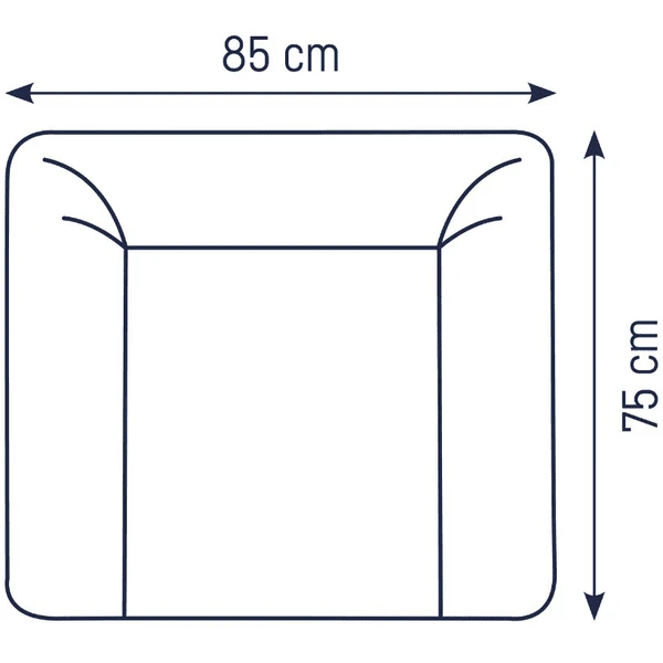 JULIUS ZÖLLNER Verzorgingskussenhoes Terra Grijs 85 X 75 Cm 4 JULIUS ZÖLLNER Verzorgingskussenhoes Terra Grijs 85 X 75 Cm - Afbeelding 2