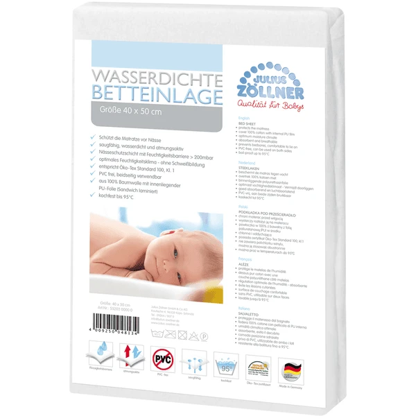JULIUS ZÖLLNER Waterdichte Matrasbeschermer 40 X50 Cm 3 JULIUS ZÖLLNER Waterdichte Matrasbeschermer 40 X50 Cm