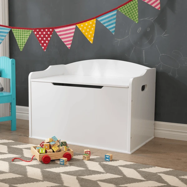 KidKraft® Austin Speelgoedkist - Wit 4 KidKraft® Austin Speelgoedkist - Wit - Afbeelding 2