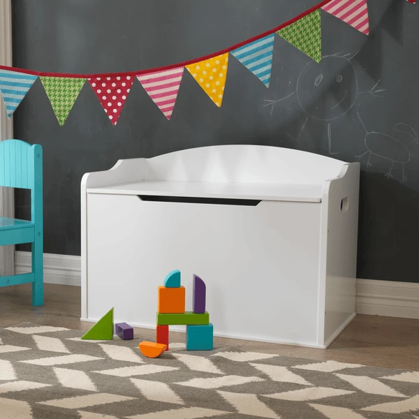 KidKraft® Austin Speelgoedkist - Wit 5 KidKraft® Austin Speelgoedkist - Wit - Afbeelding 3