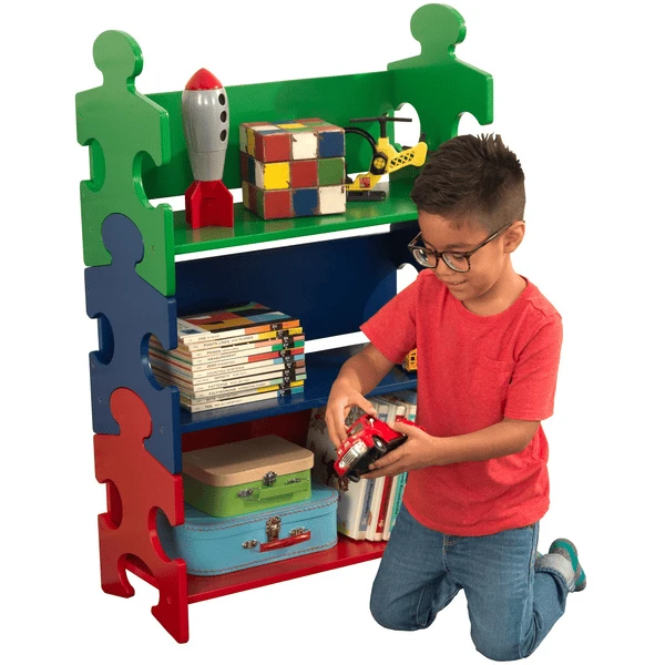 KidKraft® Boekenplank Puzzle Primary 4 KidKraft® Boekenplank Puzzle Primary - Afbeelding 2
