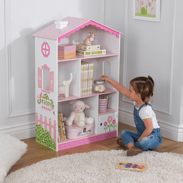 KidKraft® Dollhouse Cottage Boekenkast 4 KidKraft® Dollhouse Cottage Boekenkast - Afbeelding 2