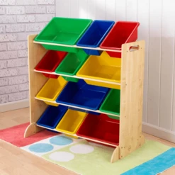 KidKraft® Kast Met Opslagbakken In Primaire Kleuren -Roba || Alvi || Pinolino Winkel kidkraft kast met opslagbakken in primaire kleuren a220430 4