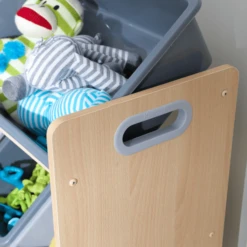 KidKraft® Opslagsysteem Grijs 12 Dozen -Roba || Alvi || Pinolino Winkel kidkraft opslagsysteem grijs 12 dozen a273330 4