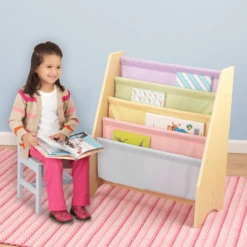 KidKraft® Schuin Boekenrek - Pastel -Roba || Alvi || Pinolino Winkel kidkraft schuin boekenrek pastel a220483 2