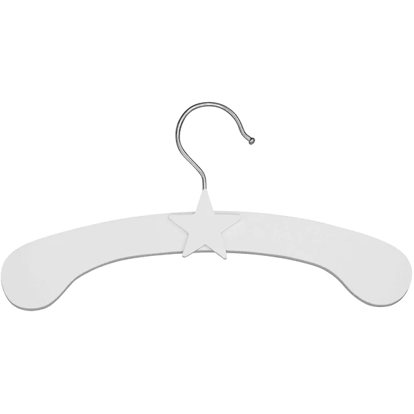 KIDS CONCEPT Kledinghanger Star, Wit 29 Cm 6 KIDS CONCEPT Kledinghanger Star, Wit 29 Cm - Afbeelding 4