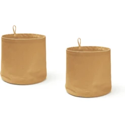 Kids Concept ® Opbergdozen Rond Van Stof, Bruin -Roba || Alvi || Pinolino Winkel kids concept opbergdozen rond van stof bruin a343882 1