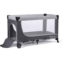 Kinderkraft Reisbedje LEODY Grijs -Roba || Alvi || Pinolino Winkel kinderkraft reisbedje leody grijs a384829 4
