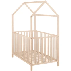 Kindsgard Huisbed Lillehus 70 X 140 Cm Natuur -Roba || Alvi || Pinolino Winkel kindsgard huisbed lillehus 70 x 140 cm natuur a337564 4