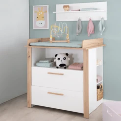 Kindsgard Verzorgingseenheid Hemme Wit/eiken -Roba || Alvi || Pinolino Winkel kindsgard verzorgingseenheid hemme wit eiken a347362 4