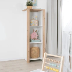 Kindsgard Vrijhangende Plank Hemme Wit/eiken -Roba || Alvi || Pinolino Winkel kindsgard vrijhangende plank hemme wit eiken a347351 3