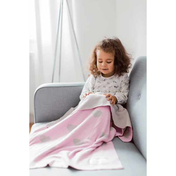 KINDSGUT Kinderdeken, Hartjes 4 KINDSGUT Kinderdeken, Hartjes - Afbeelding 2