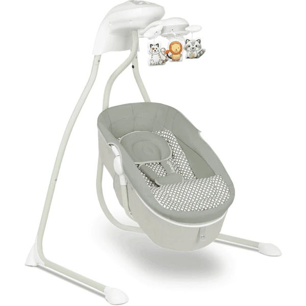 Lionelo Babyschommel Henny Grey Dove 6 Lionelo Babyschommel Henny Grey Dove - Afbeelding 4