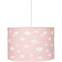 LIVONE Hanglamp Happy Style Voor Kinderen Cloud 7 Roze/wit