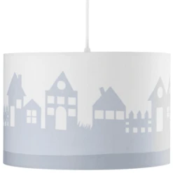 LIVONE Hanglamp Happy Style Voor Kinderen Huis Zilver-grijs/wit