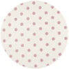 LIVONE Kinderdeken Kinderen Houden Van Tapijten CIRCLE Crème/roze 160 Cm Rond -Roba || Alvi || Pinolino Winkel livone kinderdeken kinderen houden van tapijten circle creme roze 160 cm rond a296121