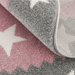 LIVONE Kindertapijt Kinderen Houden Van Tapijten FANCY Zilvergrijs/roze 100cm Rond -Roba || Alvi || Pinolino Winkel livone kindertapijt kinderen houden van tapijten fancy zilvergrijs roze 100cm rond a296106 2