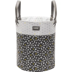 Luma® Babycare Opbergmand Design: Memphis Grey Large -Roba || Alvi || Pinolino Winkel luma babycare opbergmand design memphis grey large a231266 1