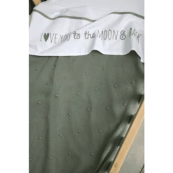 MEYCO Babydeken Klein Mini Knots Forest Green 75 X 100 Cm -Roba || Alvi || Pinolino Winkel meyco babydeken klein mini knots forest green 75 x 100 cm a388560 3