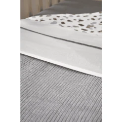 MEYCO Babydeken Small Mini Rib Grey Melange 75 X 100 Cm -Roba || Alvi || Pinolino Winkel meyco babydeken small mini rib grey melange 75 x 100 cm a388574 2