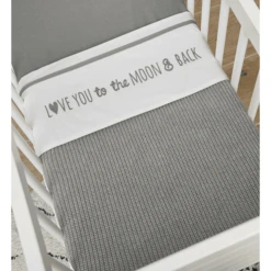 MEYCO Babydeken Small Mini Rib Grey Melange 75 X 100 Cm -Roba || Alvi || Pinolino Winkel meyco babydeken small mini rib grey melange 75 x 100 cm a388574 3