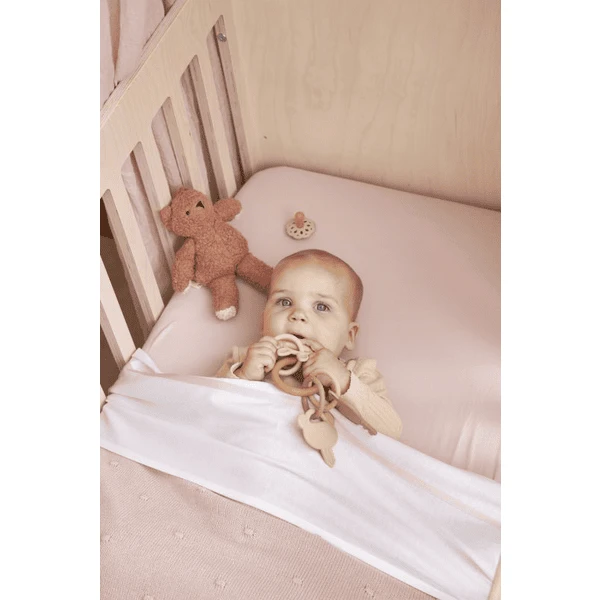 Meyco Jersey Hoeslaken 60 X 120 Zacht Roze 5 Meyco Jersey Hoeslaken 60 X 120 Zacht Roze - Afbeelding 3