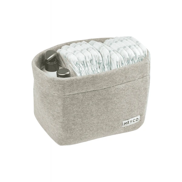 MEYCO Luiertafelmand Klein Knit Basic Sand Melange 3 MEYCO Luiertafelmand Klein Knit Basic Sand Melange