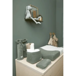 MEYCO Luiertafelmand Klein Knopen Forest Green -Roba || Alvi || Pinolino Winkel meyco luiertafelmand klein knopen forest green a388955 3